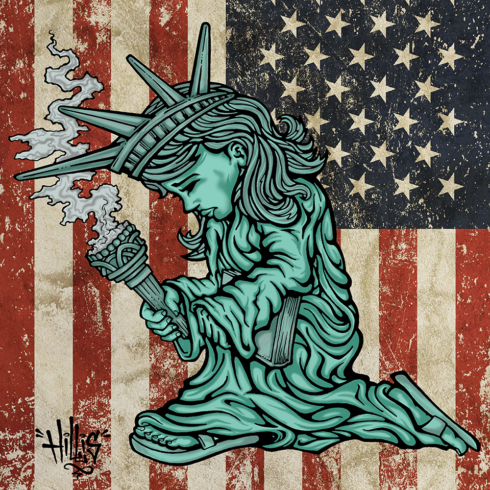 Liberty Lost Drawing